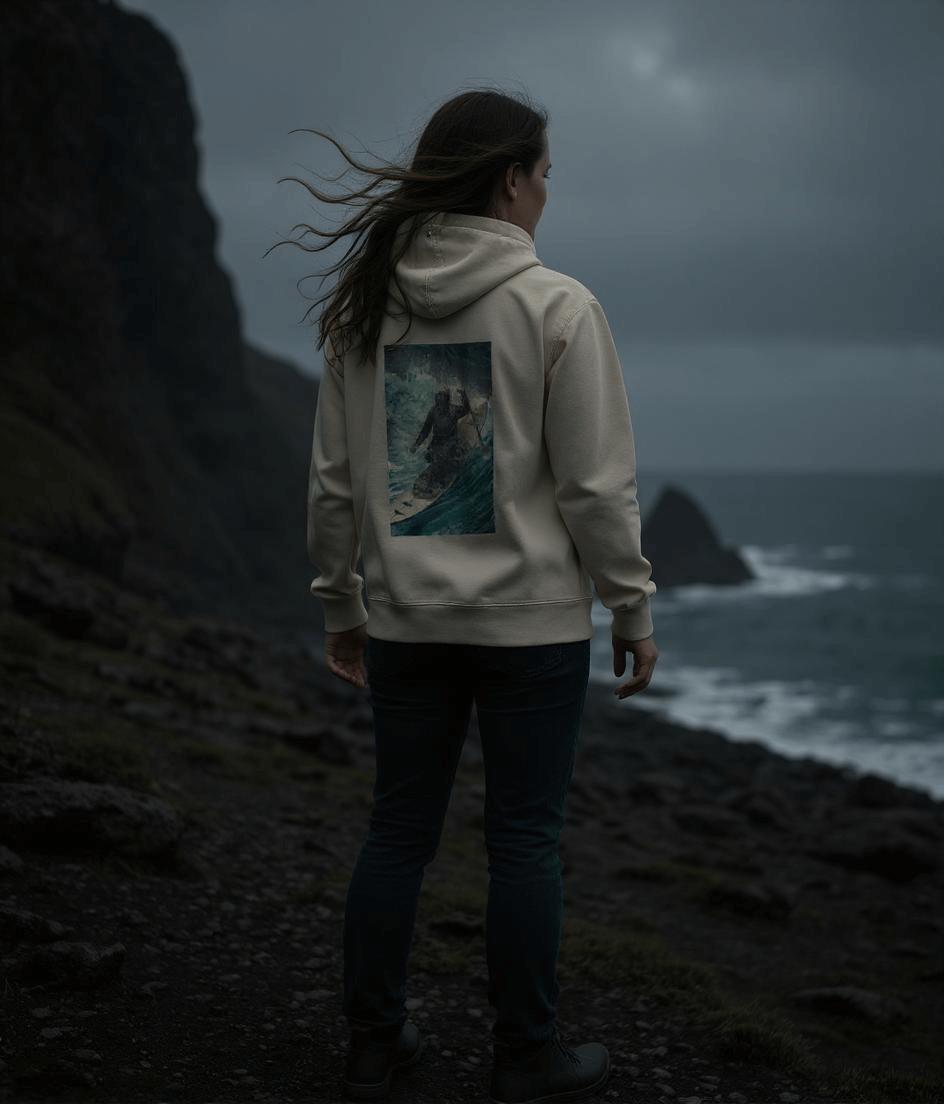 Unisex Organic Cotton Hoodie "Epic Ride"