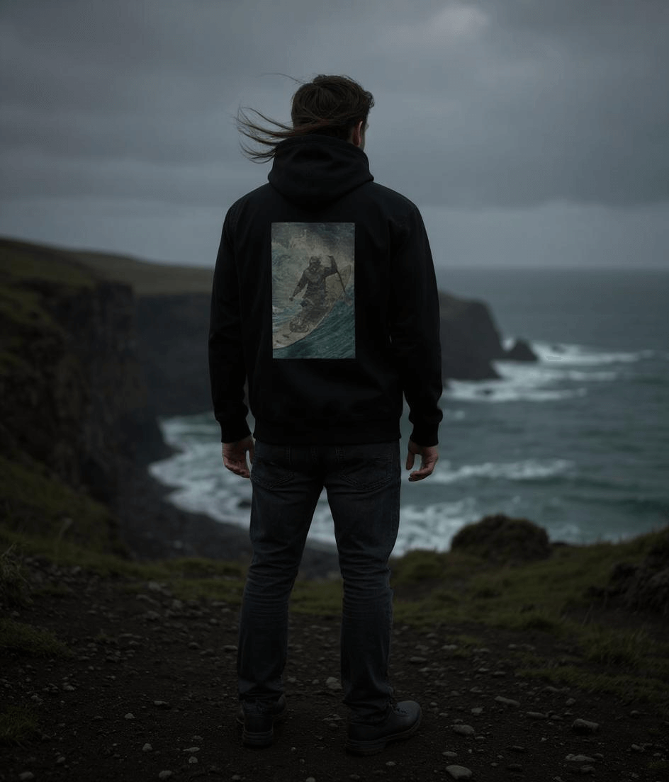Unisex Organic Cotton Hoodie "Epic Ride"