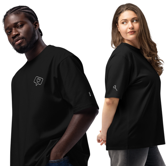 Oversized heavyweight Tee Lovers